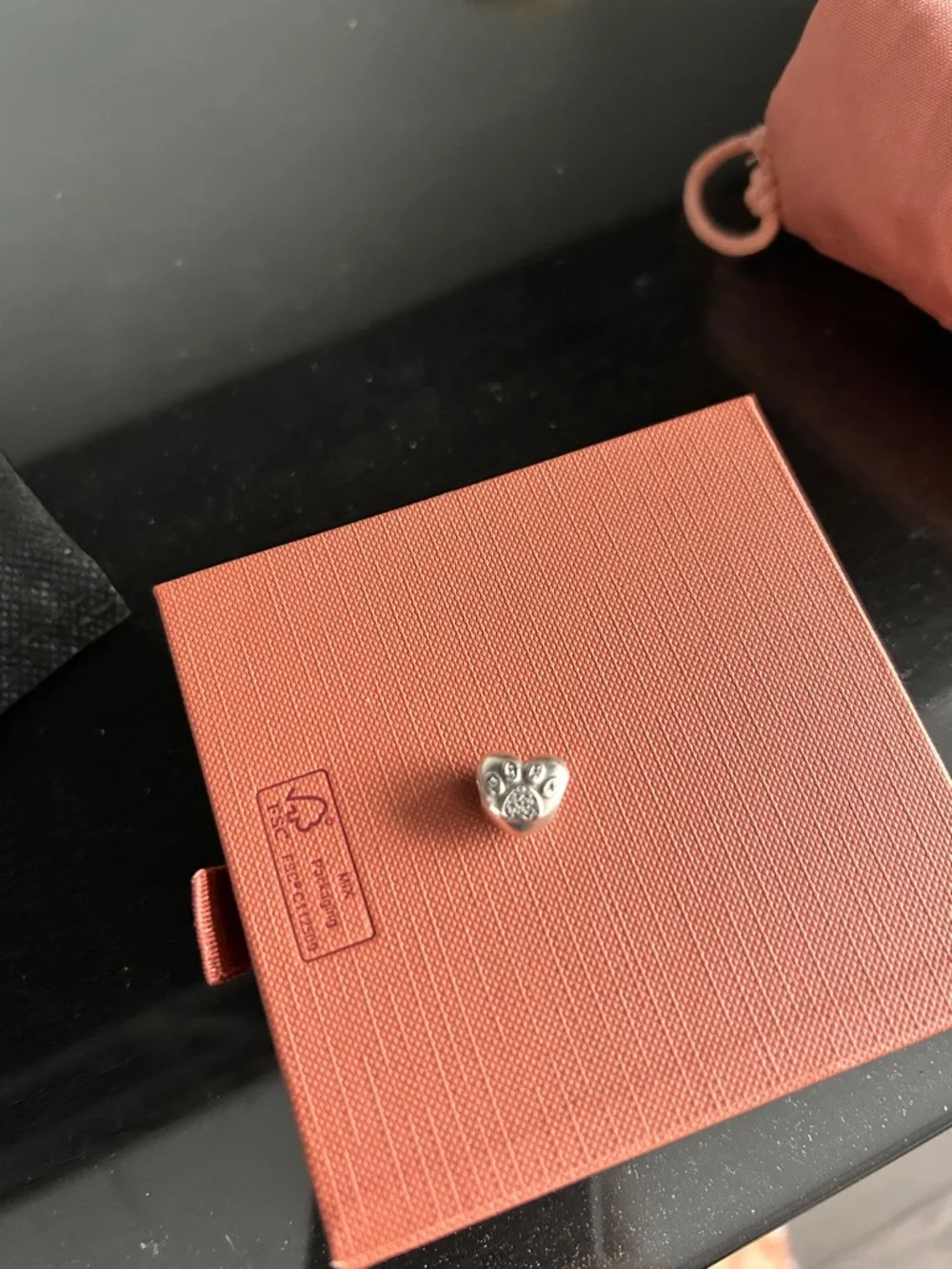 Pandora Silver Snake Chain Bracelet with Flower Charm - Silver - Picture 4 of 7